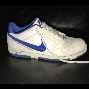 White & blue Nike